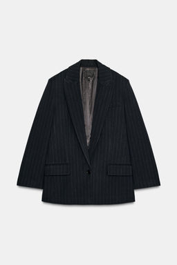 PINSTRIPE BLAZER WITH POCKETS - Zara фото 7