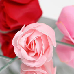 Мыльные розочки цветных оттенков и золотая роза, набор - SB BEAUTY фото 9