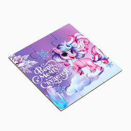 Цена за 3 шт. ПАЗЛЫ 9 элементов Единорог - Artfox фото 2