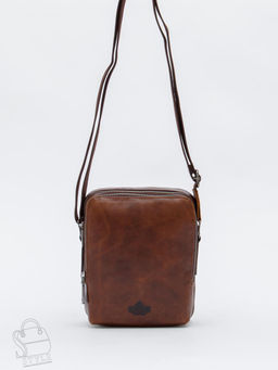 Сумка мужская кожаная 8882-2Z brown Zinimsk