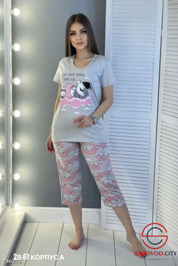 Пижама женская с бриджами - Bruno фото 2