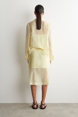 FALDA TRANSPARENTE CON DETALLE DE PLIEGUES - H&m фото 6