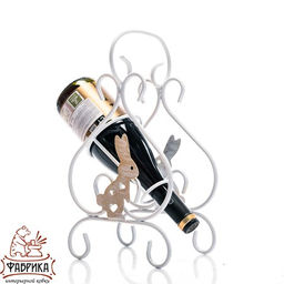 Бутылочница настольная металлическая 210-002