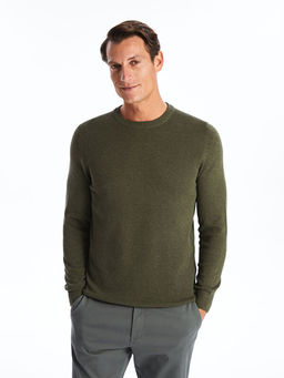 Bisiklet Yaka Erkek Triko Kazak