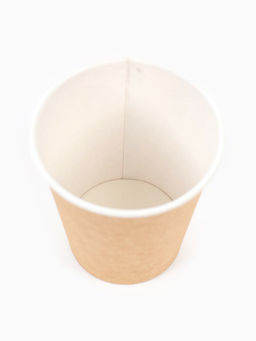 Цена за 50 шт. Cтакан бумажный двухслойный «Крафт», 250 мл, диаметр 90 мм