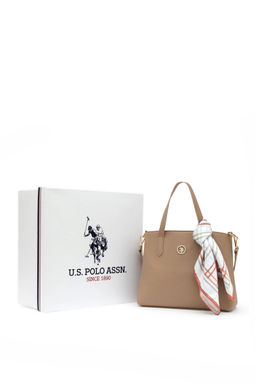 Женская подарочная сумка из норки в штучной упаковке с шарфом