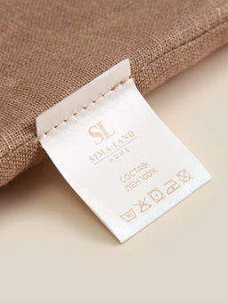 Халат домашний женский SL Linen Home, размер L, кофейный