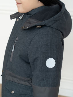 Куртка детская зимняя графит