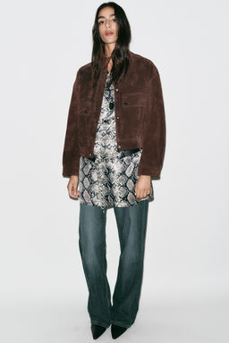 ANIMAL PRINT MINI DRESS