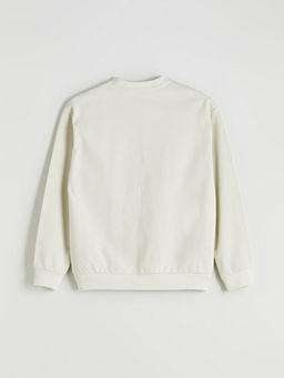 Bisiklet Yaka Erkek Sweatshirt