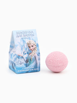 Цена за 2 шт. Бомбочка для ванны 40г в коробке, детская, Зимняя принцесса