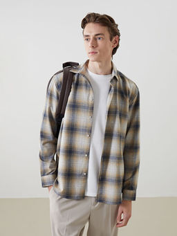 Regular Fit Uzun Kollu Ekose Erkek Oduncu G?mlek