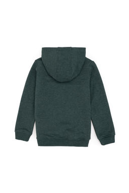 Темно-зеленый базовый свитшот для мальчика - U.s. polo assn фото 2