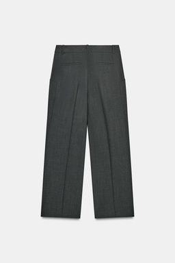 ZW COLLECTION LIMITED EDITION WOOL BLEND TROUSERS WITH POCKETS - Zara фото 8