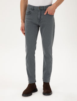 Haki Slim Fit Jean Pantolon