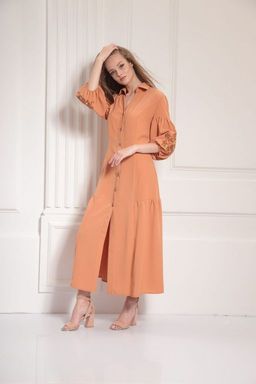 Платье AMORI 9485 терракот  фото 2