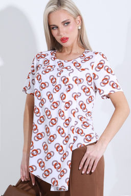 Блузка Вилена, принт - Dstrend фото 2