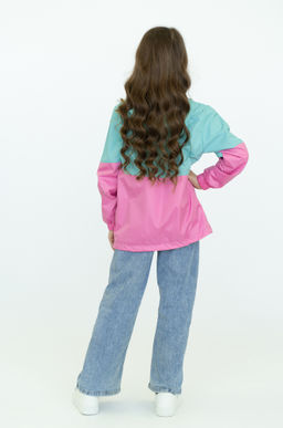 Ветровка детская для девочки мятарозовый