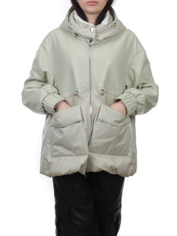 H24-210 LT. OLIVE Куртка демисезонная женская (100 гр. холлофайбер) - Fashion фото 3