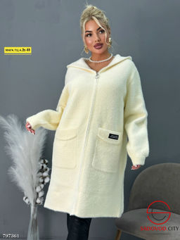 кардиган теплый с капюшоном