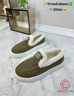 Мокасины женские из замши