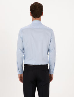 A__k Mavi Slim Fit Uzun Kollu Basic G_mlek - Cacharel фото 5