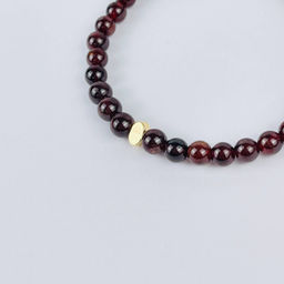 Браслет из Граната со вставкой 18 см