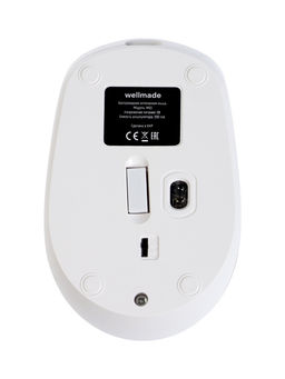 Мышь WELLMADE M03, беспроводная, оптическая, 1200 dpi, белая