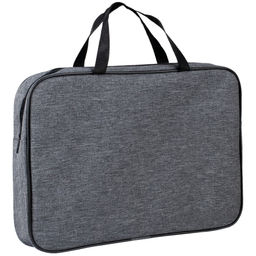 Папка на молнии с ручками А4 ArtSpace "Графит" ширина 60мм (ПМ_А4_3817) полиэстер