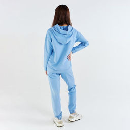 Костюм спортивный женский: худи, брюки, MINAKU: Casual Collection, размер 48, голубой