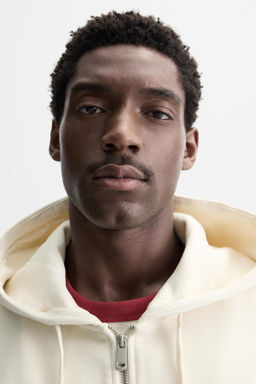 BASIC HOODIE WITH ZIP - Zara фото 5