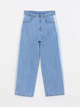 Wideleg K?z ?ocuk Jean Pantolon