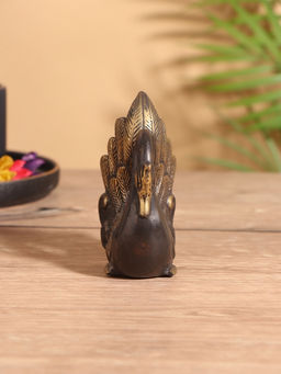 Сувенир «Павлин», 8×5×10 см, бронза