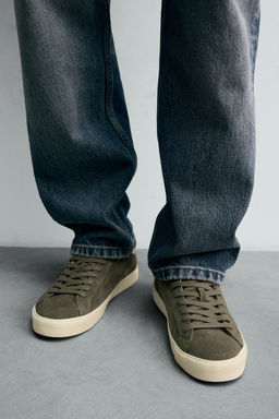 LEATHER TRAINERS - Zara фото 4