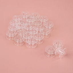 Цена за 5 шт. Набор шпулек, d=20 мм, 24 шт., прозрачный