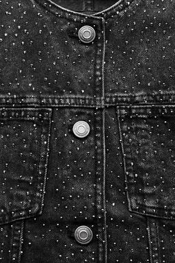 SEQUINNED DENIM JACKET ZW COLLECTION - Zara фото 7