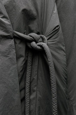 ZW COLLECTION WRAP-AROUND KIMONO JACKET - Zara фото 6