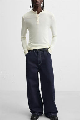 WIDE-LEG BAGGY JEANS - Zara фото 5