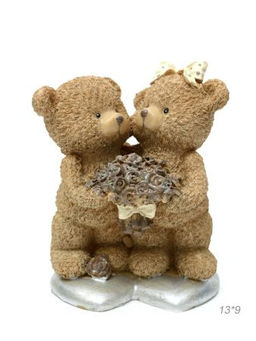 Фигурка Медвежонок с сердцем 13х9 см / 708-23 /уп 72/ - Галеонтрейд фото 3