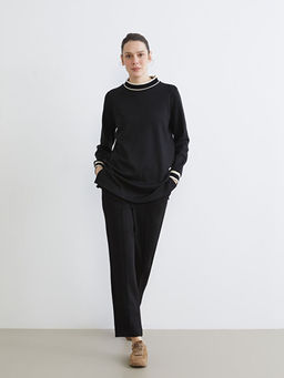 Beli Lastikli Kad?n Cigarette Pantolon