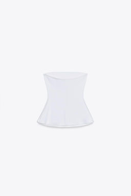 INTERLOCK BANDEAU TOP - Zara фото 32