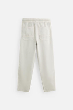 COTTON - LINEN TROUSERS - Zara фото 16