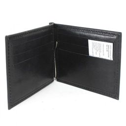 Зажим для купюр Croco-зк-301 (6 карм) натуральная кожа черный крек (210) 231115  фото 3