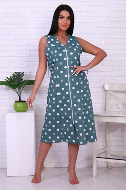 Халат женский Натали 6751 из хлопка с карманами фото 6