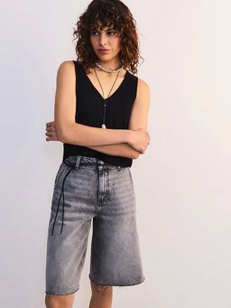 Джинсовые шорты бермуды / Zarina