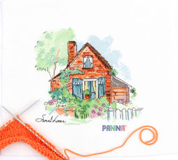 Набор для вышивания PANNA DE-7010 Уютный домик 21.5 х 21 см