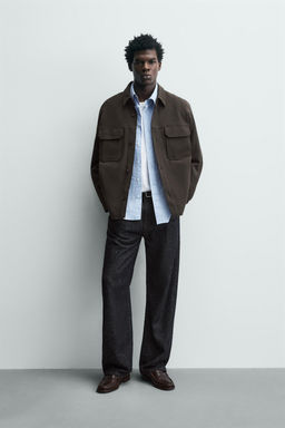 SOBRECAMISA ESTRUCTURA CONFORT / Marr?n oscuro