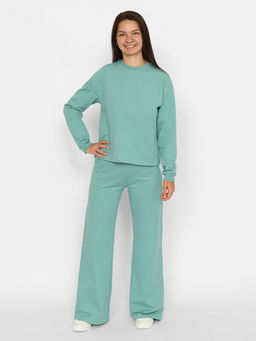 CRB wear/CWXW 90053-39 Костюм женский (джемпер, брюки),морская волна/Ex.Cherubino фото 2
