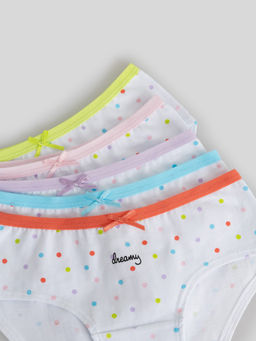 ACOOLA / Трусы детские для девочек в наборе из 5 шт. Mango цвет в ассортименте фото 3