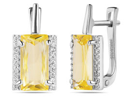 Серьги, крайола циркон, Татьяна